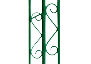 Arco de jard�n doble en metal 120 x 30 x 220 cm