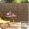 Valla en mimbre natural tejido Vimet Extra