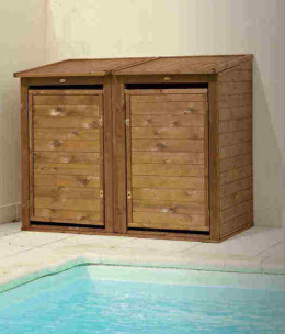 Cofre de madera exterior