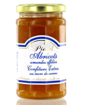 Confitura de albaricoque y almendras