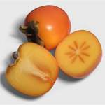frutos en coupe de Kaki o Palosanto