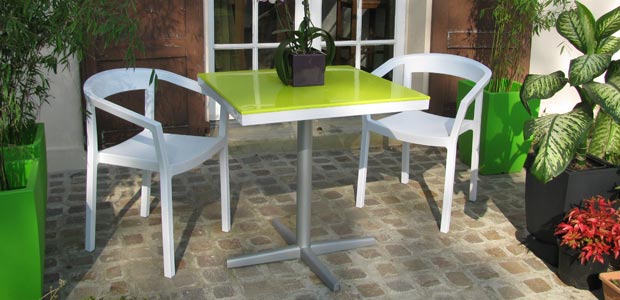 Sal�n 2 a 4 plazas verde y blanco