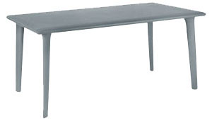 Sal�n resina 4 a 6 plazas, mesa gris