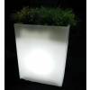 Jardinera Luminosa Blanca - 60x31x A.70