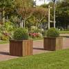 Jardinera de Madera Design - Cuadrada