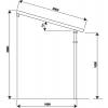 Prgola de Madera Adosada 3 x 2 m