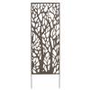 Celosa Decorativa en Metal - Bosque - 0,6 x 1,5 m