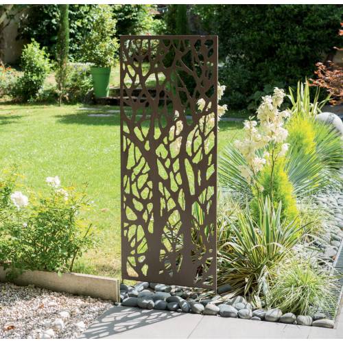 Celosía Decorativa en Metal - Bosque - 0,6 x 1,5 m