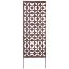 Celosa Decorativa en Metal - Cuadrcula-0,6x1,5m