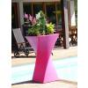 Maceta Design - 55x55 x A.100cm  Fucsia