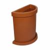 Jardinera Semicrculo Vela - Terracota