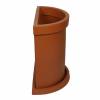 Jardinera Semicrculo Vela - Terracota