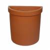Jardinera Semicrculo Vela - Terracota
