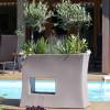 Jardinera Design - 100x45 x A80cm  Gris