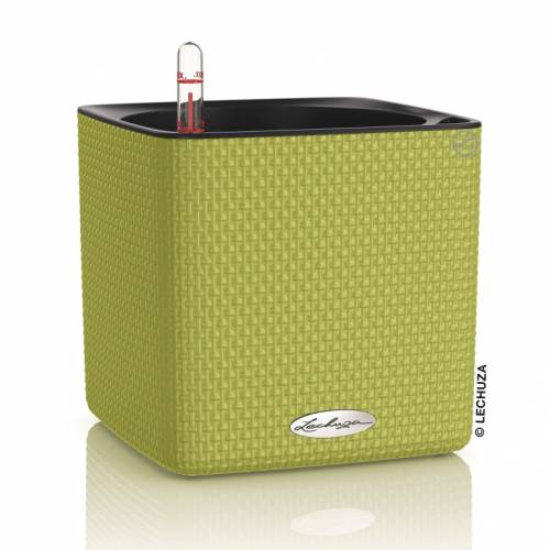 LECHUZA Plantenbak Cube Color Kunststof grijs 14 x 14 x 14 cm kopen LECHUZA Plantenbak Cube Color Kunststof grijs 14 x 14 x 14 cm kopen