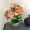 Planta Artificial - Hibiscus Naranja - MICA