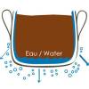 Huerto cuadrado en geo-textil - 550l