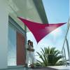 Lona parasol impermeable triangular - burdeos