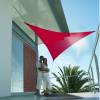 Lona parasol impermeable triangular - rojo