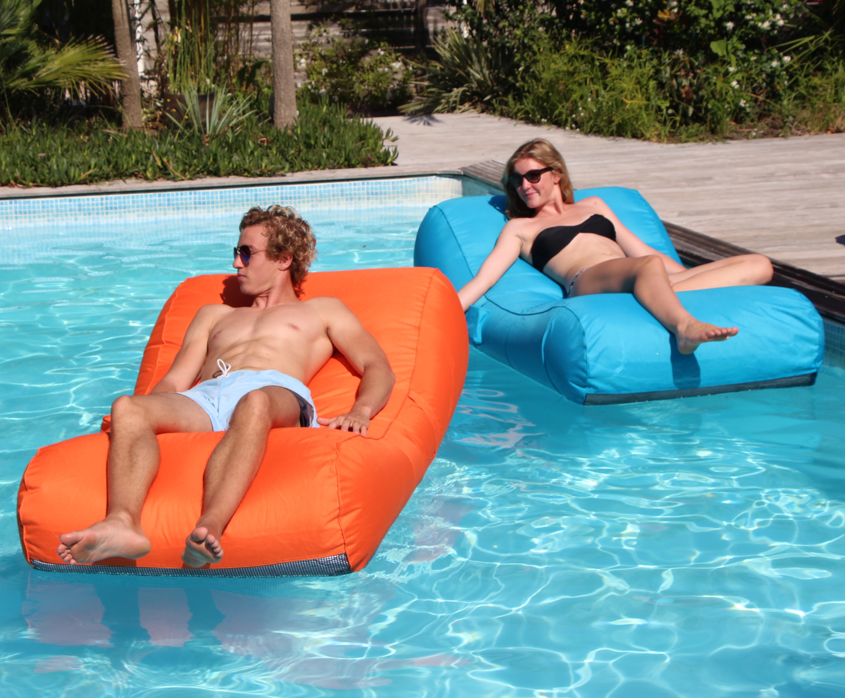 Tumbona Hinchable WAVE – Turquesa - Sunvibes