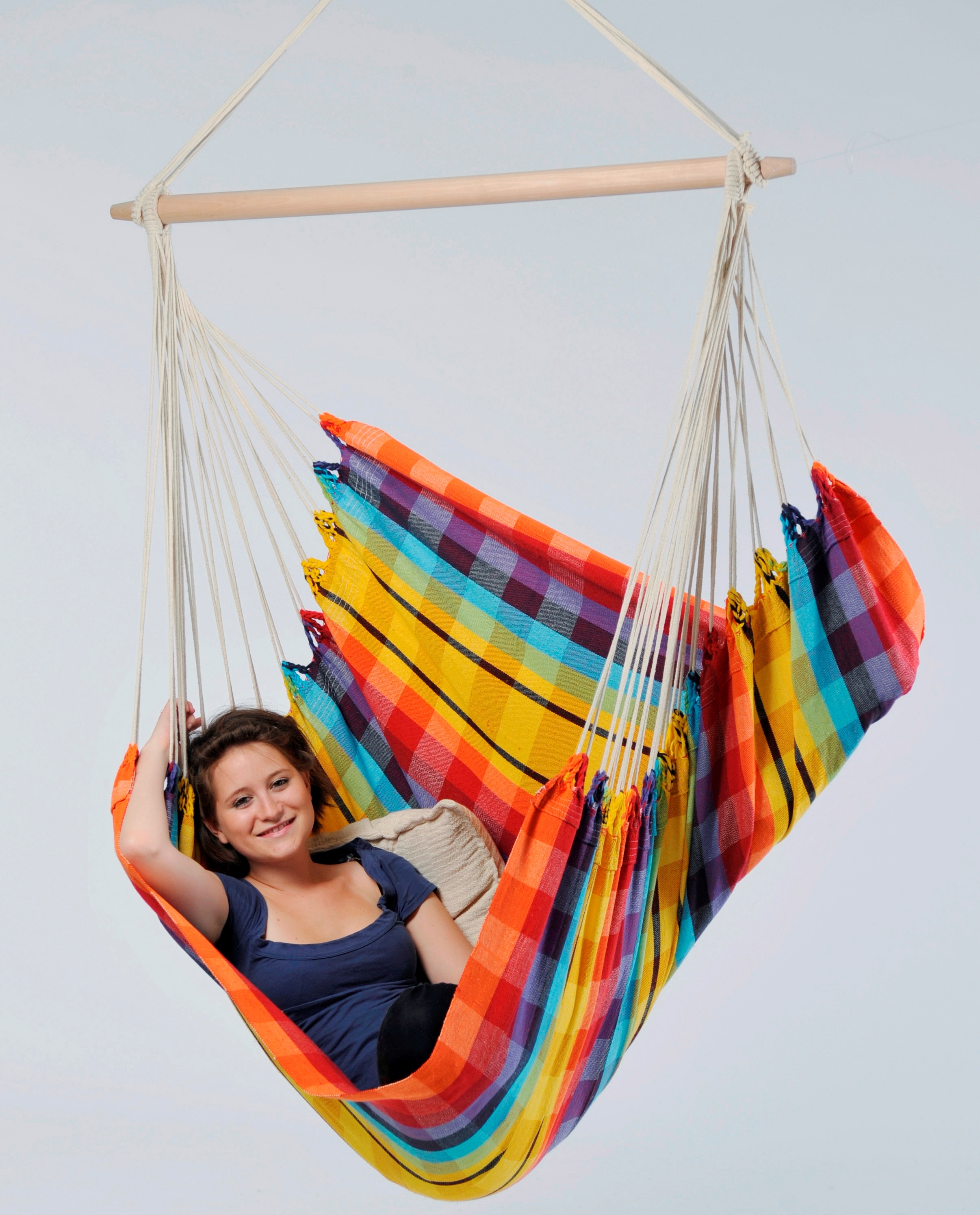 Hamacas Colgantes Columpio Tejido Para Bebe Silla Colgante